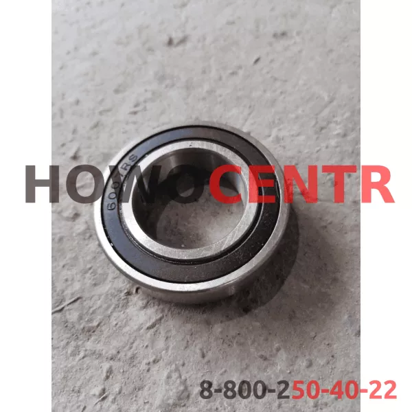 Подшипник натяжного ролика D62, H14, (6007RS) HOWO