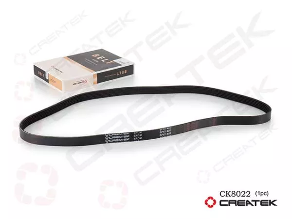 Ремень ручейковый (6PK1400) CREATEK, (CK8022)