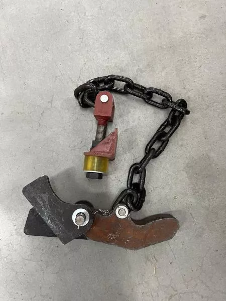 Запор борта кузова (комплект на 1 сторону,усиленный) SHAANXI