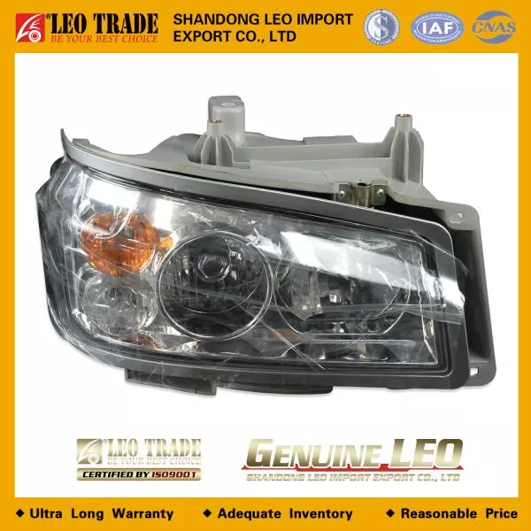 Фара (L, Пластик, бенз линз) LEO TRADE, A5, (LEO800007A)