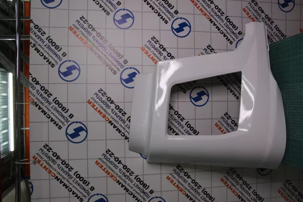 Облицовка фары (R, Белый, Пластик, часть бампера) SHAANXI, X5000, Тягач