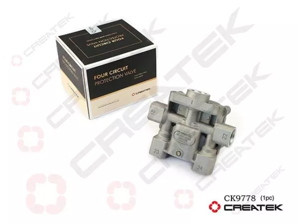 Клапан защитный тормозной системы (4-х контурный) CREATEK, A7, (CK9778)