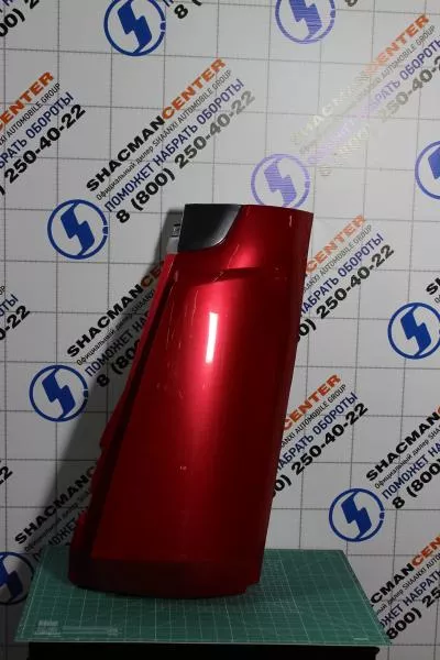 Обтекатель кабины (L, Красный, Пластик, в сборе) SHAANXI, X5000