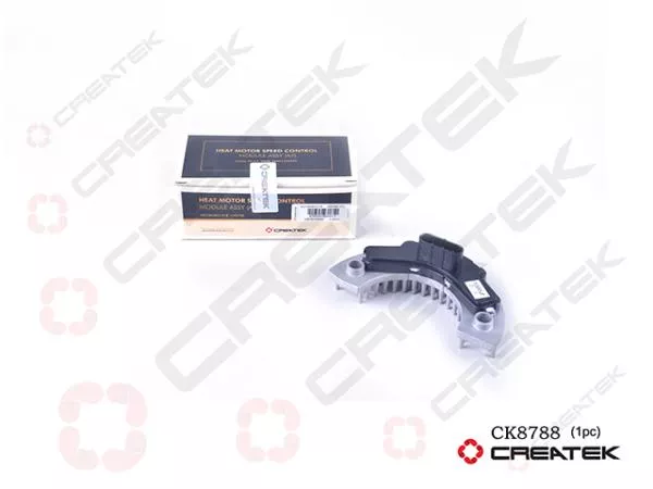 Регулятор оборотов мотора отопителя (в сборе) CREATEK, A7, (CK8788)