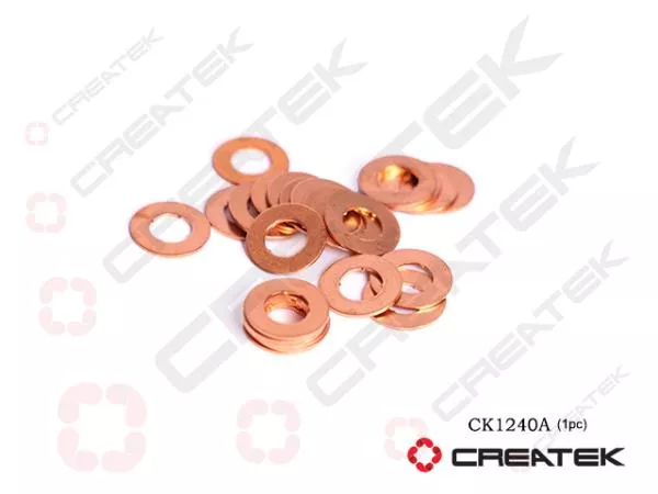 Шайба медная под форсунку (Медь) CREATEK, Евро-2, (CK1240A)