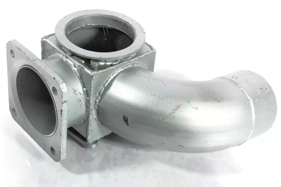 Тройник выхлопной системы (выход на кузов) F3000 SHAANXI для грузовиков *