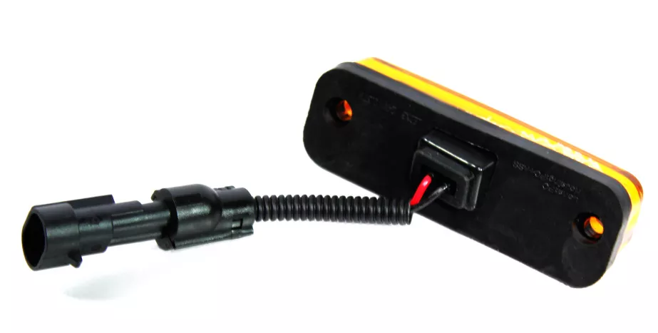 Фонарь габаритный солнцезащитного козырька (Желтый, Пластик) SHAANXI, X6000 для грузовиков *