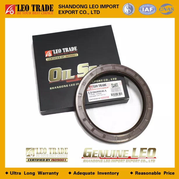 Сальник ступицы D130, H12, (Front, 100*130*12) LEO TRADE, (LEO600046A) для грузовиков *