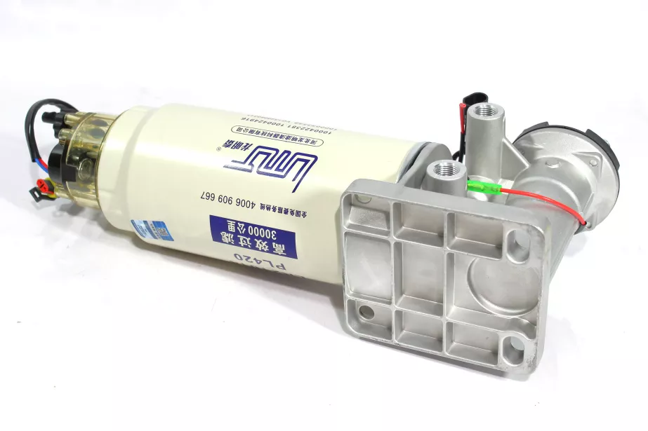 Кронштейн фильтра грубой очистки PL-420 D16 (с электронасосом, нового образа) SHAANXI для грузовиков *