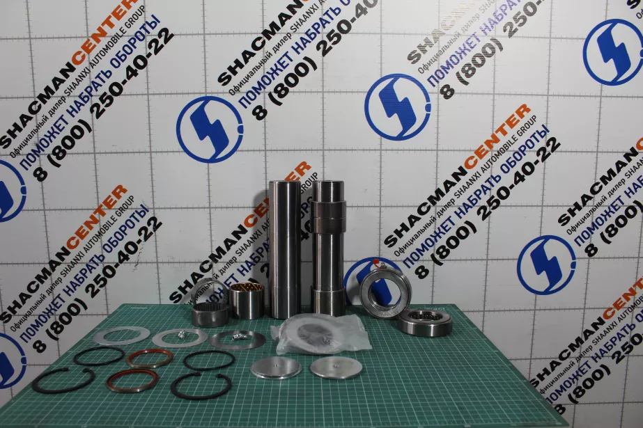 Ремкомплект шкворней (9,5 тонн D55 d54 L232) LEO TRADE, Евро-5, F3000, X3000, (LEO400055A) для грузовиков *