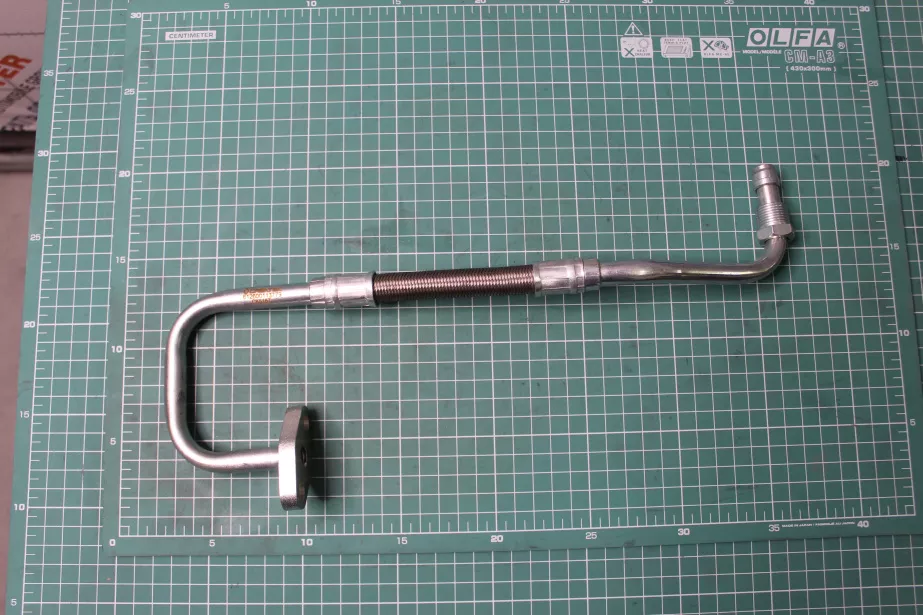 Трубка подвода масла к турбине (с гибким соединением) CREATEK, WP10, (CK5167) для грузовиков *