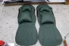 Чехлы на сиденья (Зеленый, Экокожа, с подушкой) SHAANXI, X5000. для грузовиков *