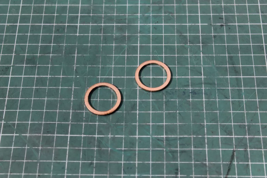 Шайба медная D22 (Медь) КНР для грузовиков *