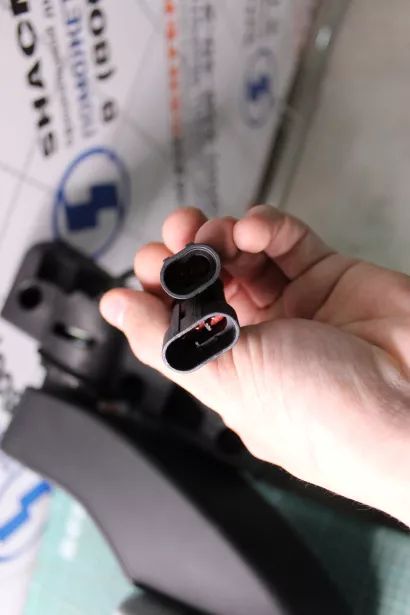 Зеркало (L, в сборе,с подогревом и камерой 365°) SHAANXI, X5000 для грузовиков *