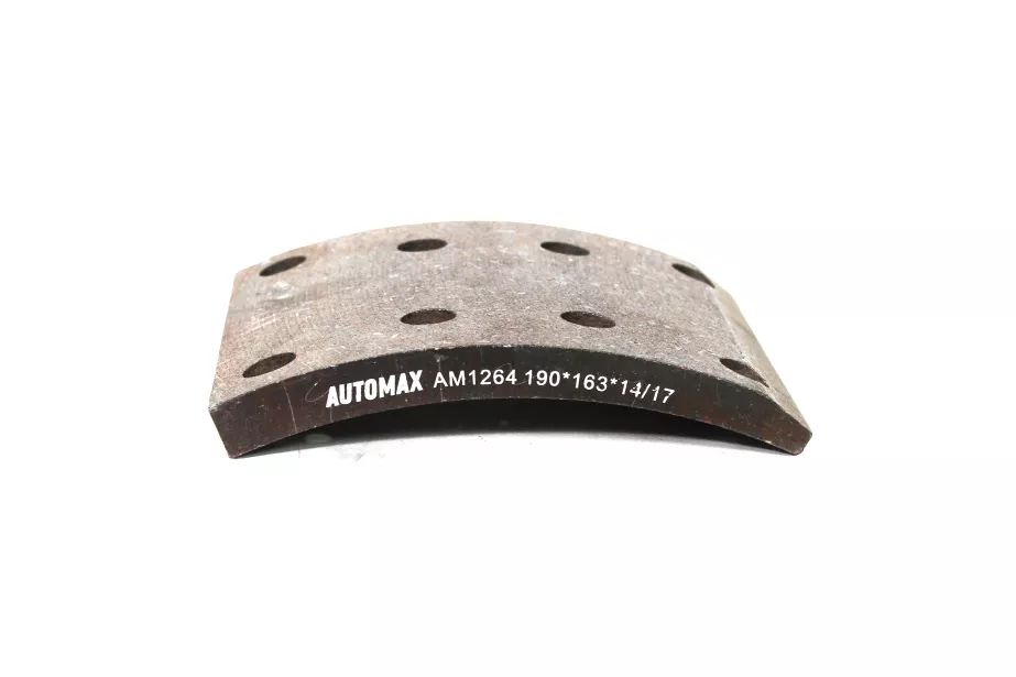 Накладка тормозная (Front, 8 отверстий) AUTOMAX, (AM1264) для грузовиков *