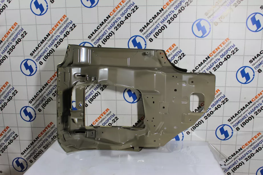 Облицовка фары (L, Золотой, Металл, часть бампера) SHAANXI, X5000, Самосвал для грузовиков *