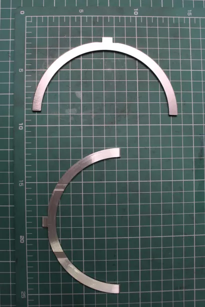 Кольцо стопорное коленвала (ремонт. 0,25) CREATEK, Евро-2, (CK8997) для грузовиков *