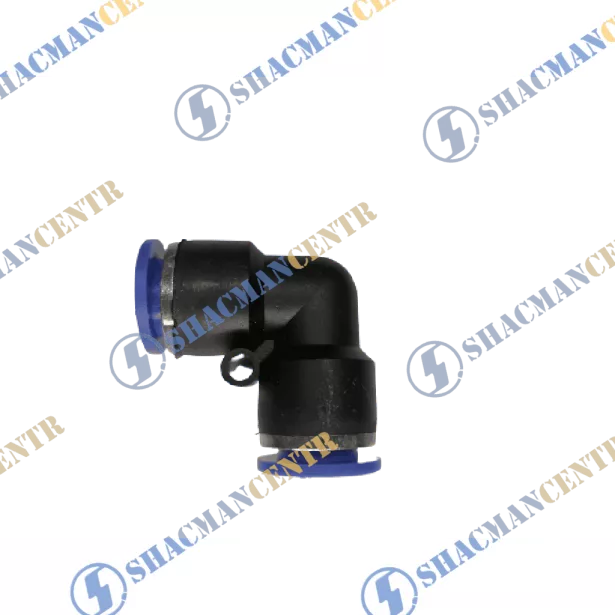 Фитинг на воздушный шланг угловой D12 H (Синий, Пластик) HOWO для грузовиков *