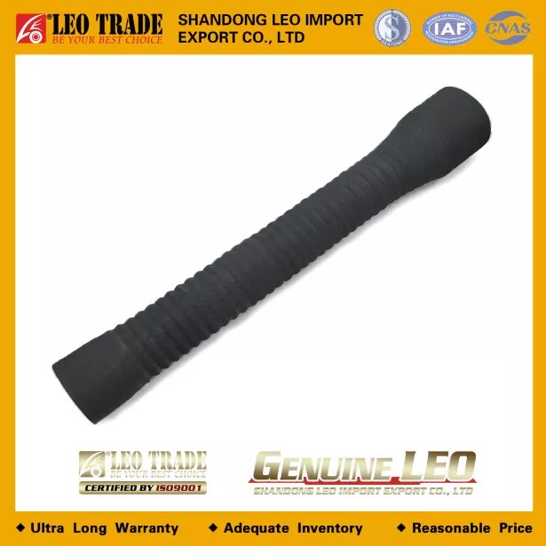 Патрубок гофрироавнный  D150, L1 000, (Резина, от возд.фильтра к турбине) LEO TRADE, (LEO800091A) для грузовиков *
