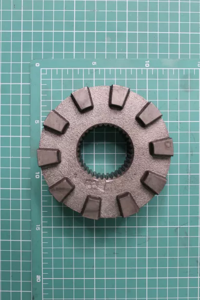 Муфта блокировки МКД переднего моста (Металл, наружняя) SHAANXI для грузовиков *