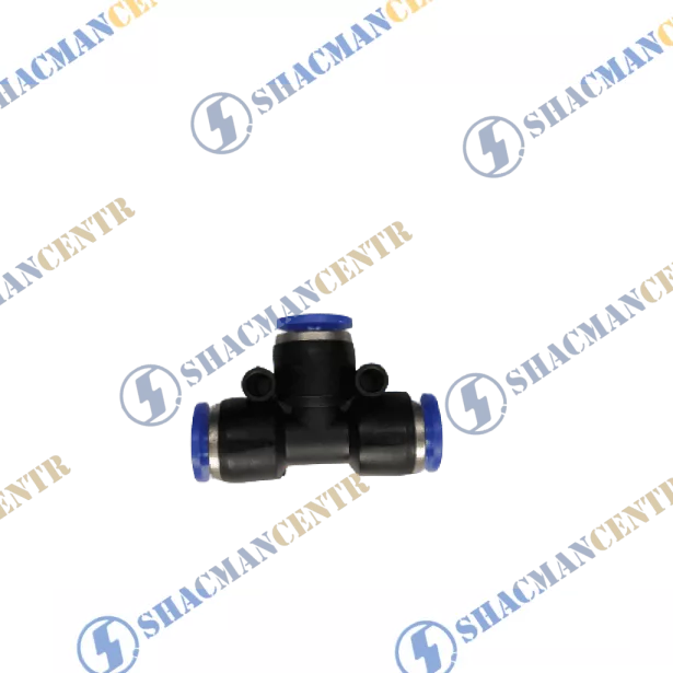 Фитинг на воздушный шланг тройник D4 Н (Синий, Пластик) HOWO для грузовиков *