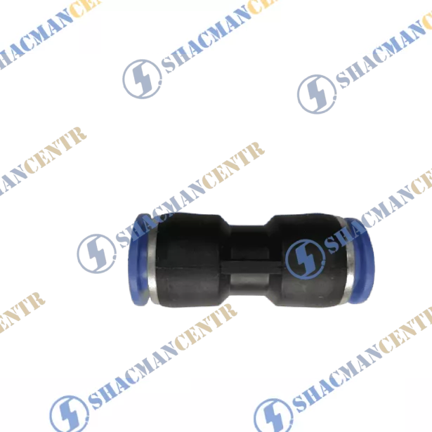 Фитинг на воздушный шланг двойник D16 Н (Синий, Пластик) HOWO для грузовиков *