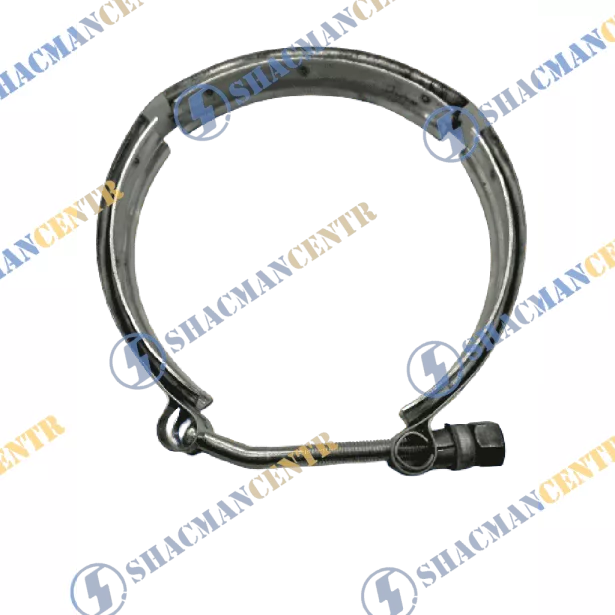 Хомут турбины D123 (Серый, Металл) HOWO для грузовиков *