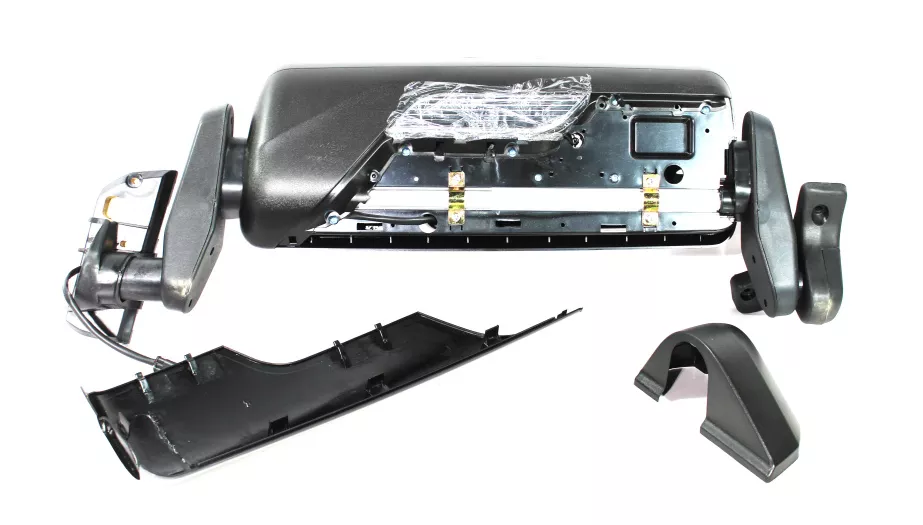 Зеркало заднего вида (R, в сборе, подогрев+эл.регулировка) SHAANXI, X3000 для грузовиков *