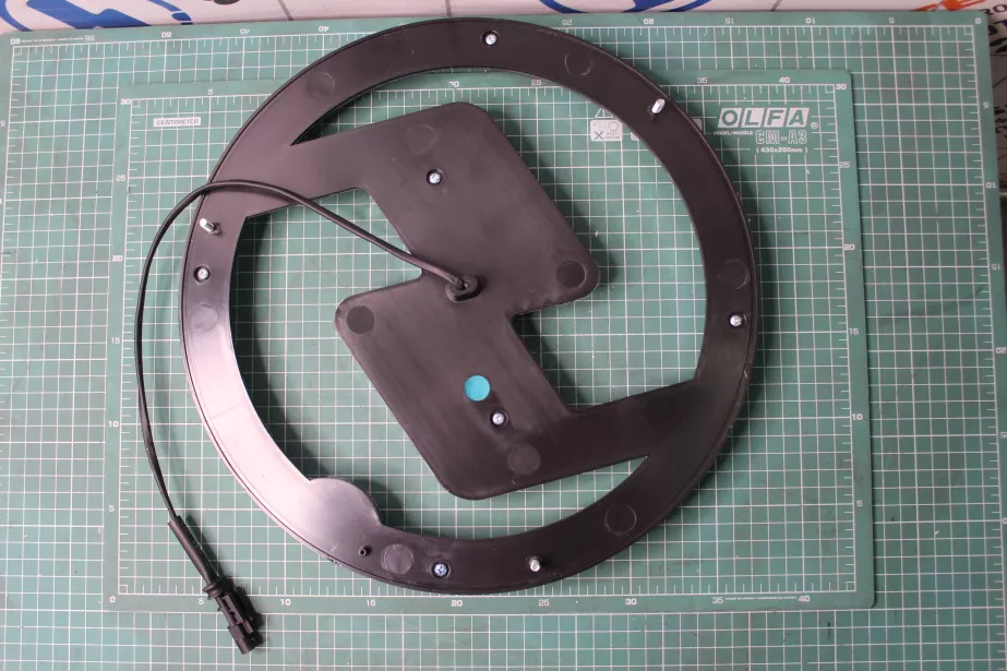 Эмблема (Серый, Металл, с белой подсветской) SHAANXI, X5000 для грузовиков *