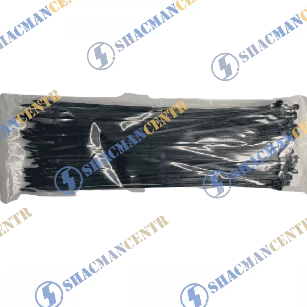 Хомут нейлоновый 5*300 чёрный (Черный, Полиамид, уп.-100шт.) Technik для грузовиков *