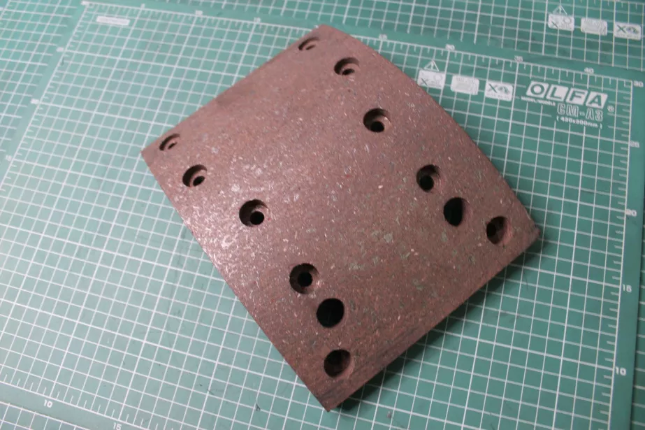 Накладка тормозная (Front, 10 отверстий) AUTOMAX, (AM1263) для грузовиков *