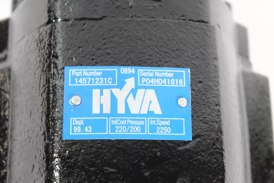 Насос подъема кузова HYVA Z6, (вал 571200C) HOWO, A7, (CBHS100) для грузовиков *