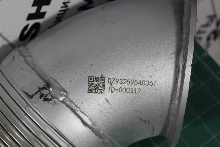 Гофра выхлопной системы D120, L500, (с изгибами под 2 хомута) SHAANXI для грузовиков *