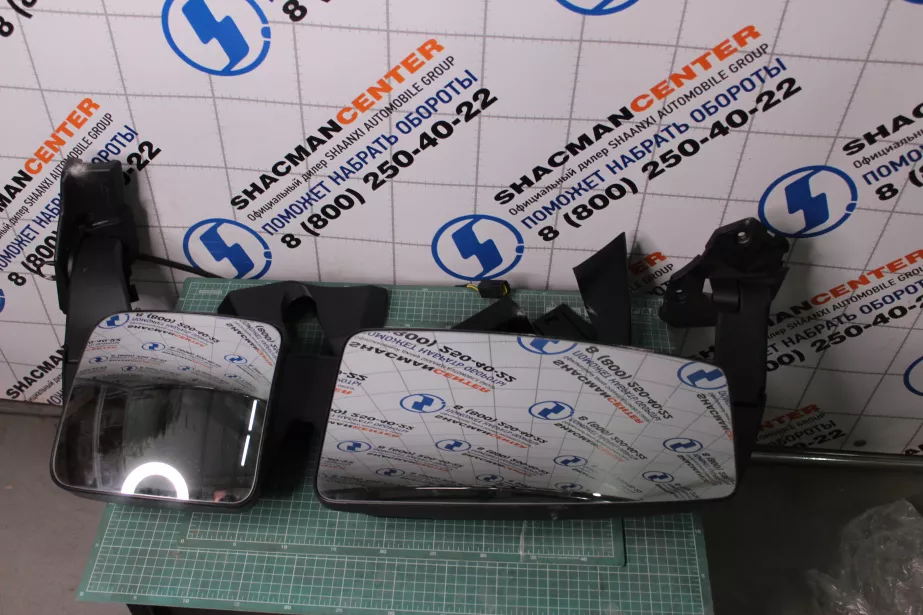 Зеркало заднего вида (R, в сборе,с подогревом) SHAANXI, X6000 для грузовиков *