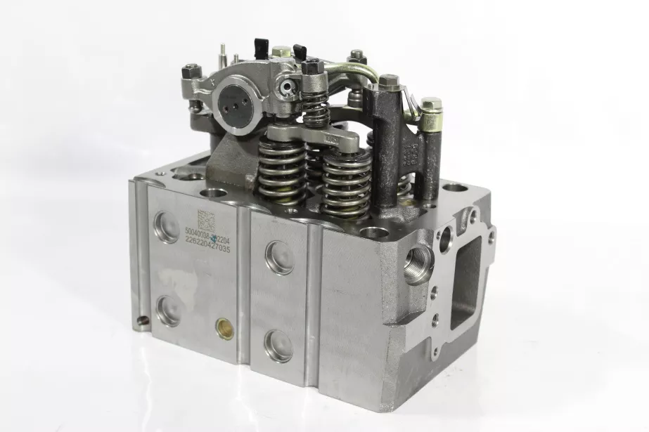 Головка блока цилиндра (в сборе под 6 шпилек, с электромагнитным клапаном) SHAANXI, Евро-5, WP10 для грузовиков *