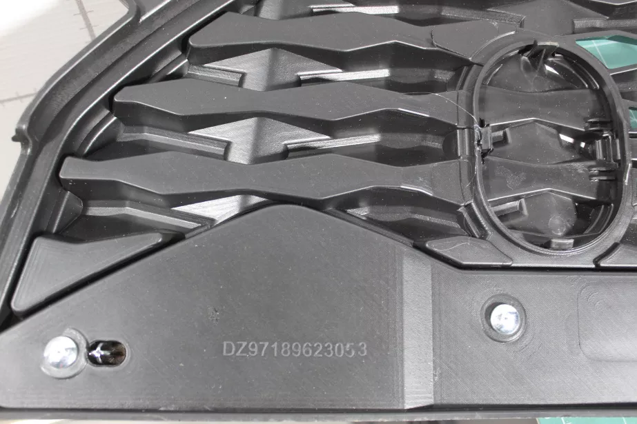 Решетка бампера (Черный, центральная) SHAANXI, X5000, Тягач для грузовиков *