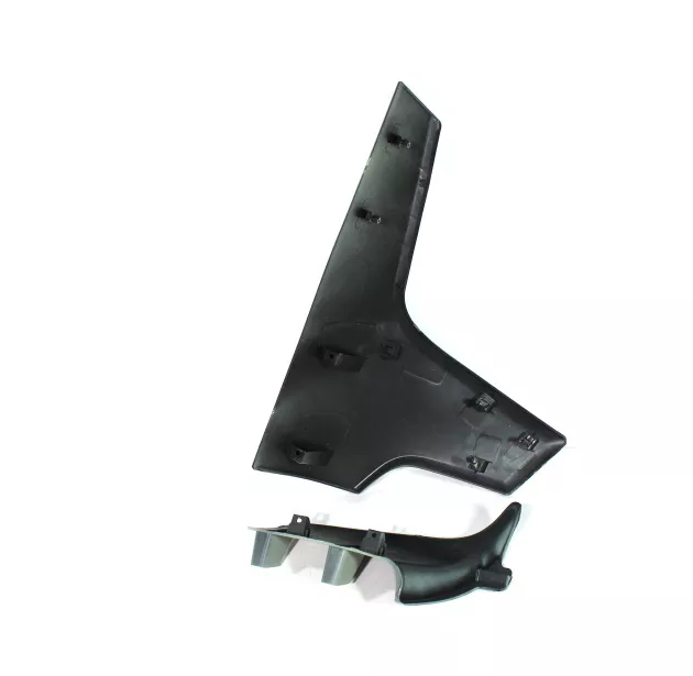 Накладка декоративная фары (L, Без окраса, Пластик, из 2-х частей) SHAANXI, X6000, (DZ9X259620117) для грузовиков *