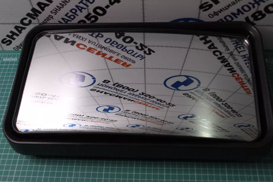 Зеркало заднего вида (L/R, верхнее, большое) SHAANXI, Евро-5, F3000 для грузовиков *