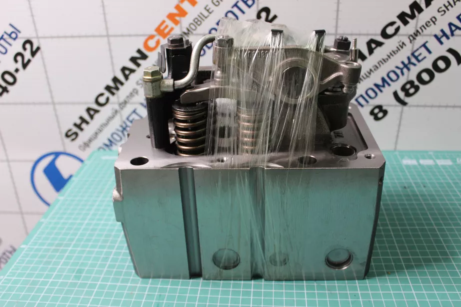 Головка блока цилиндра (в сборе под 6 шпилек, с электромагнитным клапаном) SHAANXI, Евро-5, WP13, (1005544823) для грузовиков *