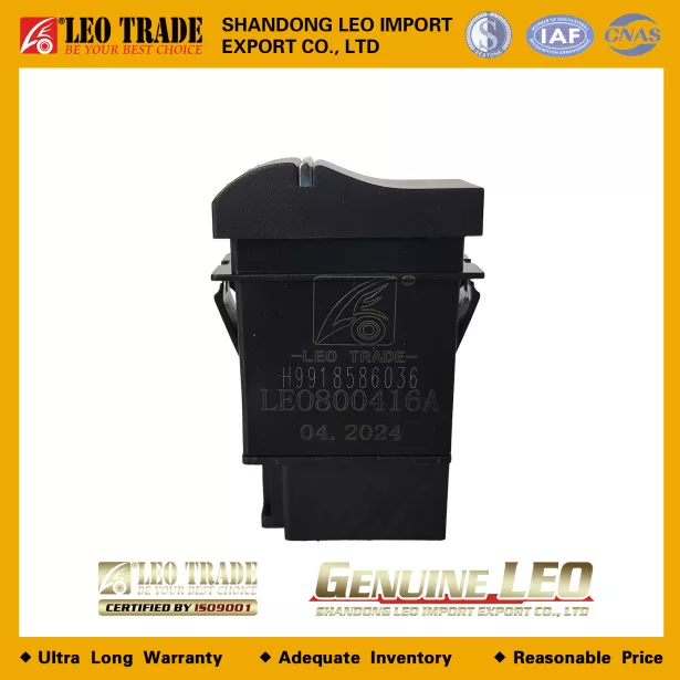 Клавиша включения горного тормоза LEO TRADE, T5G, (LEO800416A) для грузовиков *