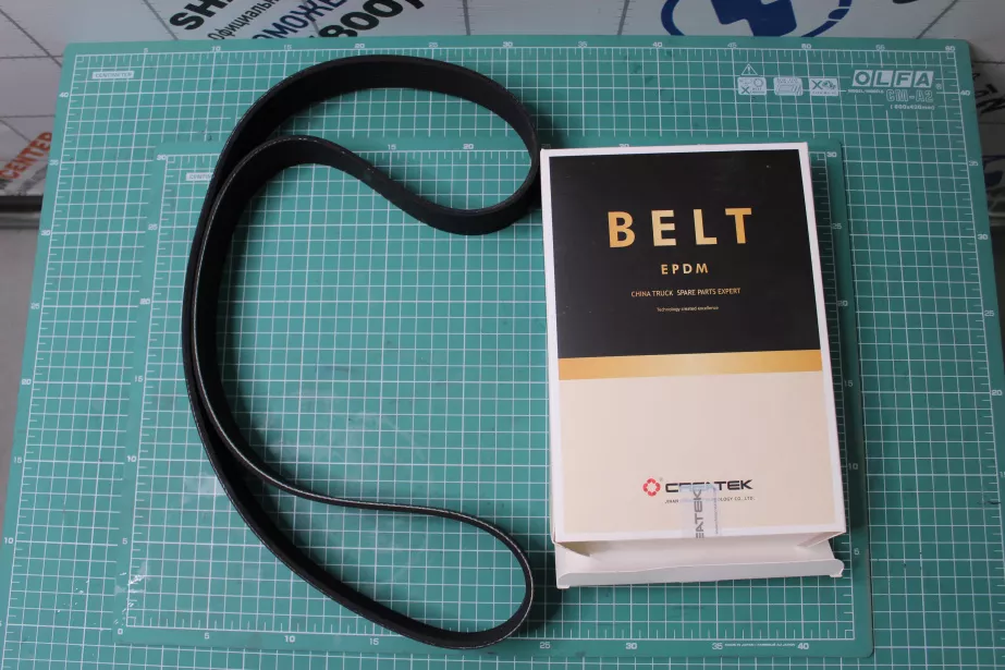 Ремень ручейковый (10PK1282 вентилятора) CREATEK, A7, (CK8027) для грузовиков *