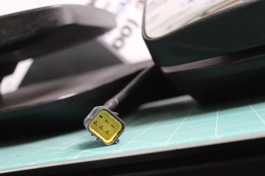 Зеркало заднего вида (L, в сборе,с подогревом) SHAANXI, X6000 для грузовиков *