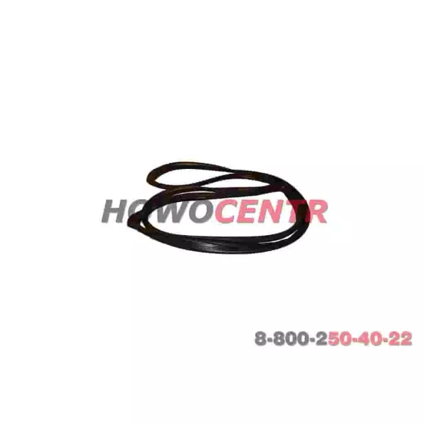 Уплотнитель лобового стекла (Черный, Резина) HOWO для грузовиков *