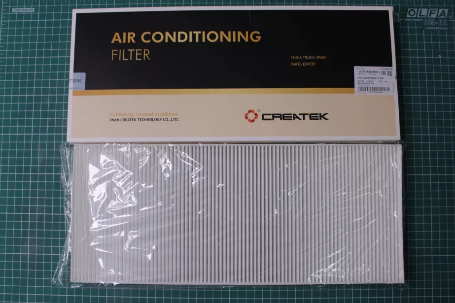 Фильтр салона (тонкий) CREATEK, F3000, (CK5655) для грузовиков *
