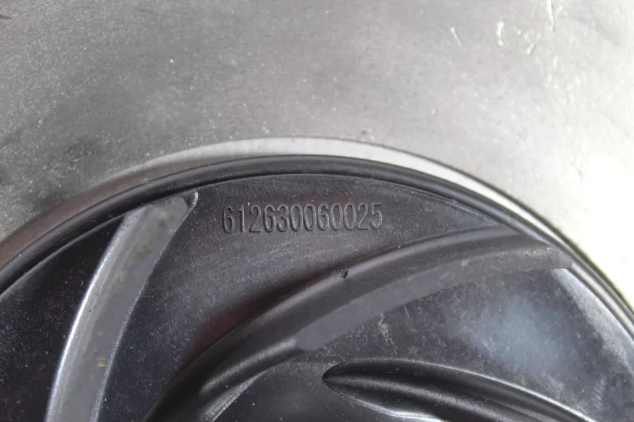 Насос водяной (крыльчатка, под ремень 10PK) SHAANXI, WP12, Евро-5, (612630060025) для грузовиков *