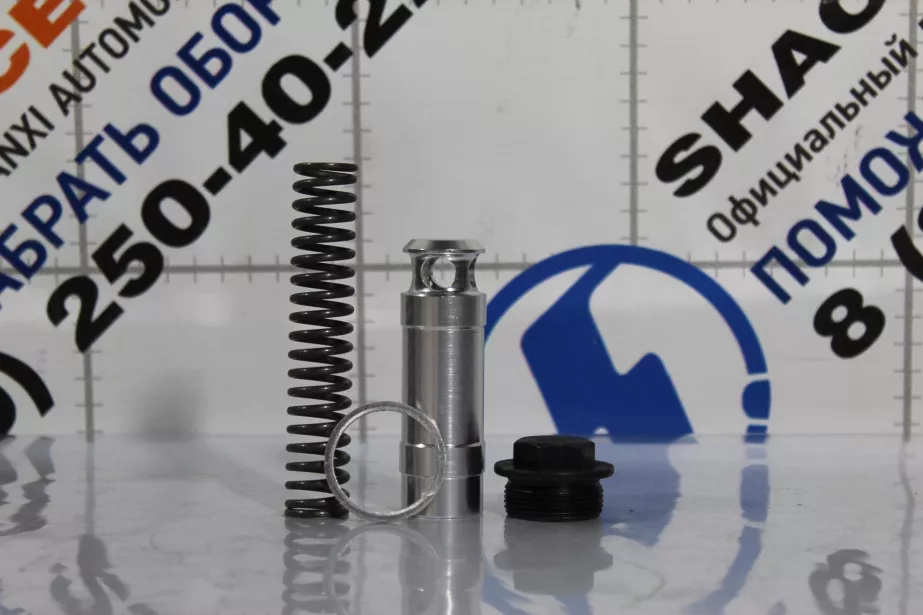 Клапан редукционный давления масла в крышку теплообменника (в сборе) SHAANXI, WP13, (612630010081, 612639000069, 612639000044) для грузовиков *