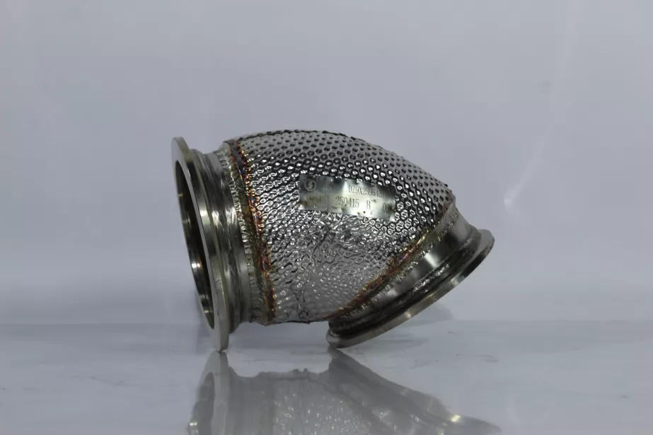 Труба выхлопная (уголок от глушителя) SHAANXI, X6000 для грузовиков *