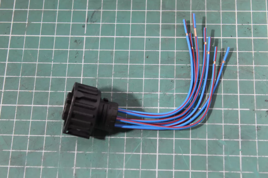 Разъем заднего фонаря (7 контактов.) КНР для грузовиков *