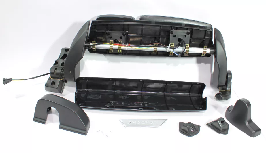 Зеркало (R, в сборе,с подогревом и камерой 365°) SHAANXI, X5000 для грузовиков *