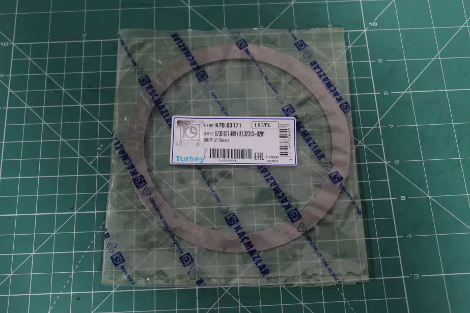 Шайба регулировочная 2,15 SHAANXI, ZF, (0730007489, 81.32313-0291). для грузовиков *